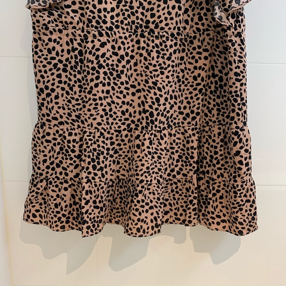 Tussah Ivana Mini Dress in Nude Spot - Size 12 - Picture 12 of 14